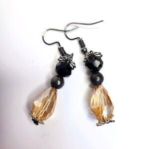 Handcrafted Upcycled Vintage Style Dangle Earrings